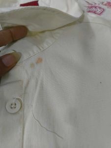 Unique Ivory Button-Down Shirt