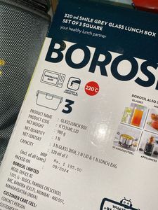Borosil Glass Lunch Box❤️