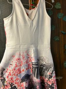 Floral &amp; Architecture Print Dress