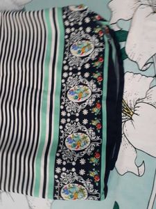 Green And White Top