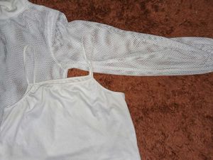 White Mesh Top(negotiable)