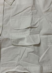 Westside Cropped White Shirt