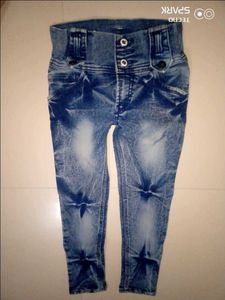 3 Combo Blue Embroidered Denim Jeans