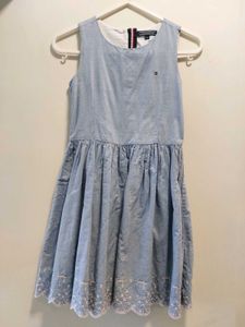 Blue Cotton Tommy Hilfiger Dress
