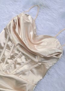 Urbanic Corset Slit Dress