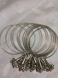 Silver Jingle Bangles