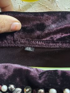 Plum Velvet Co-ord Set