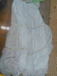 Elegant Sky Blue Salwar Suit Set