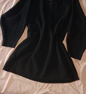 New Urbanic Lace Up Sweater Dress