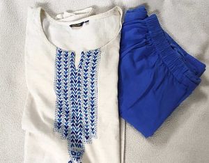 XL Size Elegant Kurta and Palazzo Set