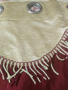 4 Pieces Windows And One Piece Door Curtains