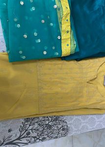Yellow Green Suit Set
