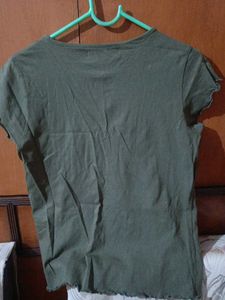 Olive Green Top