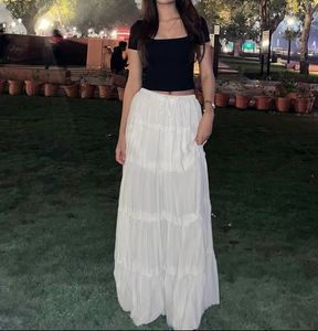 White Long Skirt