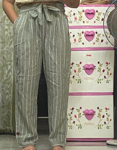 Striped Wide Leg Pants