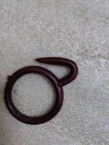 Set of Purple Curtain Rings