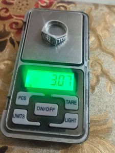 Trishul symbol pure silver Gents 💍