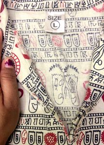 Beautiful Printed Tshirs It’s Unisex With Cotton M
