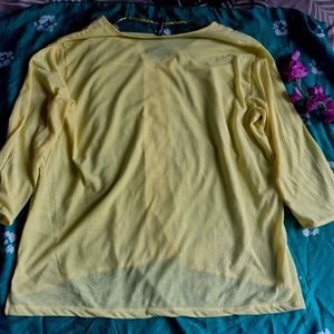 Yellow Long Sleeve Top