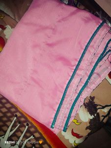 Pink saree