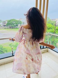 Floral Print Fit &amp; Flare Dress