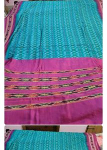 Elegant  Ikkat Saree