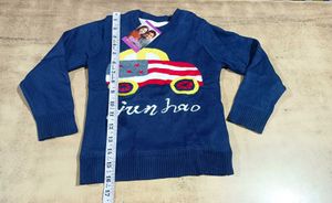 Cute Blue Kids&#39; Sweater