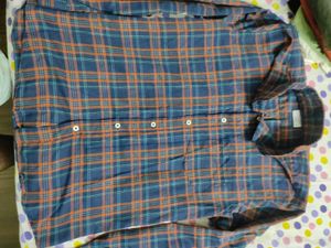 Plaid Button-Down Shirt