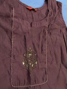 Elegant vertician wine Kurta