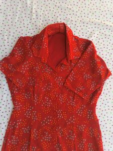 L Size Red Shirt For Women
