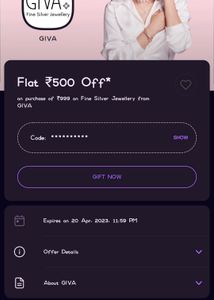 GIVA Jewellery Flat 500₹ Off On 999₹