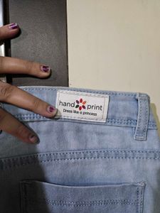 Light Wash Denim Shorts