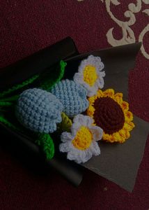Crochet 🧶 Bouquet Of Multiple Flowers