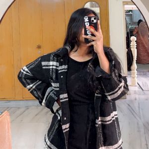 H&amp;M Black oversized Jacket