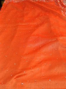 Elegant Orange Saree