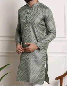 Elegant Green Men&#39;s Kurta