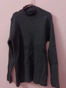 Stylish Green Turtleneck Sweater