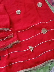 Karwachauth Special Red Gota Patti Suit