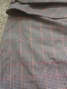 Checkered Skirt With Belt