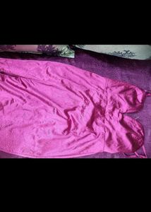 THRIFTED Pink SATIN DRESS