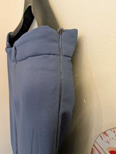 Blue Cropped Trousers