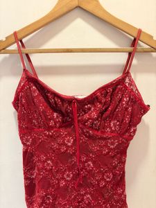 Candies Lace Corset Top
