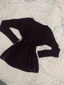 Dark Coffee Brown Sweater