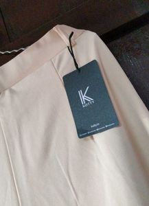 High-waist loose trouser