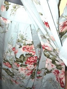 Elegant Floral Print Kurta Set