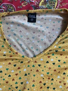 Cute Heart Print Top
