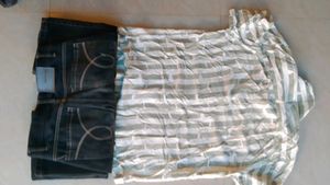 jeans and Striped shirt combo