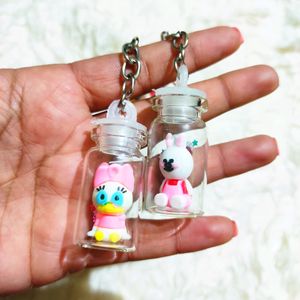 2 Beautiful ❤️ Keychain