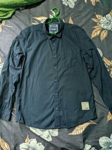 Wrangler Navy Blue Shirt