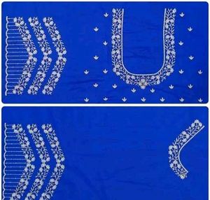 Embroidered Green Blouse piece